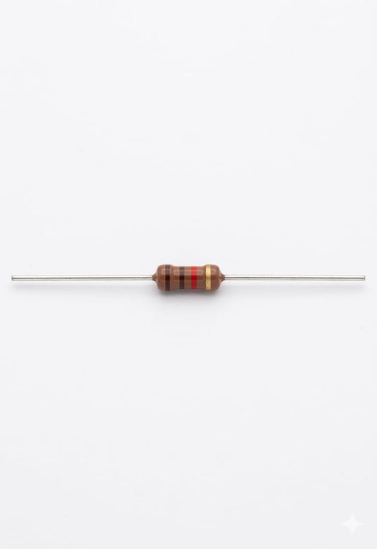 C56 1k Ohm Resistor – 1/4 Watt (0.25W) ±5% Tolerance – Carbon Film Through-Hole Axial Resistor (25PCS)