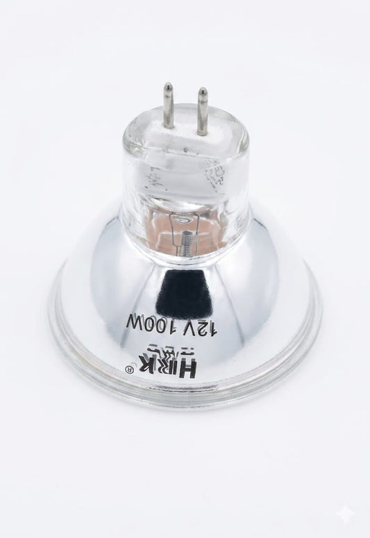 C64 12V 100W MR16 Halogen Reflector Lamp – GU5.3 Bi-Pin Base (HRK)