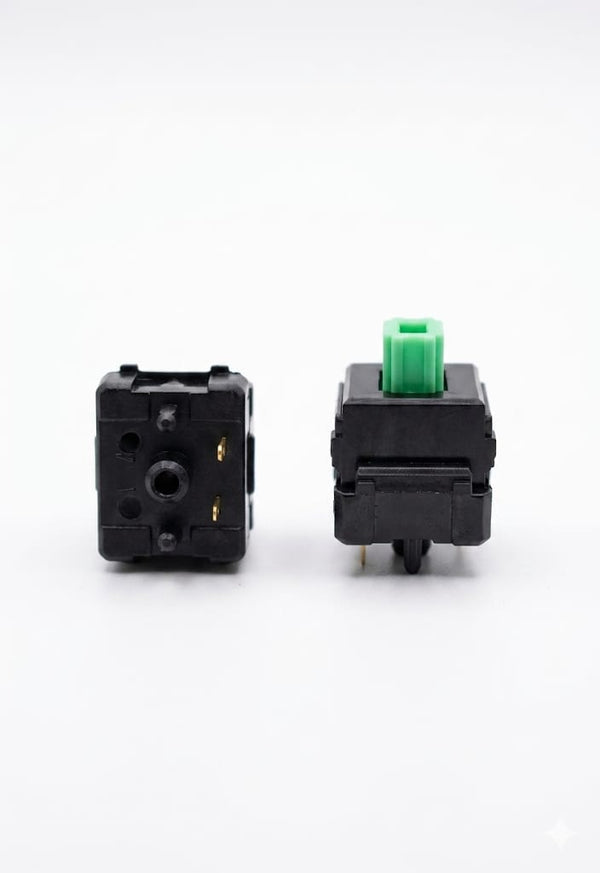 C65 Linear Mechanical Keyboard Switch – Green Stem, 3-Pin PCB Mount – Replacement Tactile Key Switch