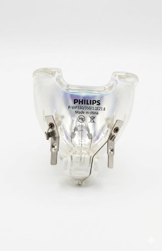 C91 Philips P-VIP 330/350 1.1 E21.8 Projector Lamp (Original Bare Bulb)