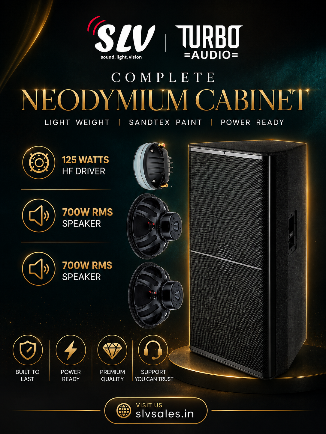 TA-N1500 Dual 15 Inch 2-Way Professional Speaker System
