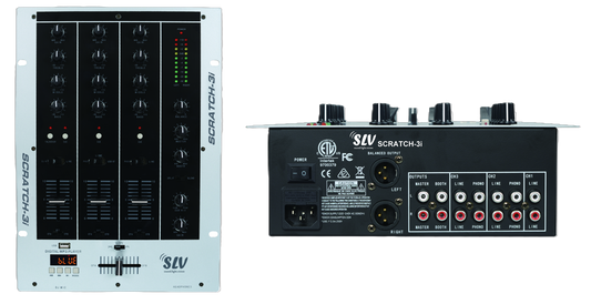 Scratch 3i 3-Channel DJ Mixer with USB & Bluetooth