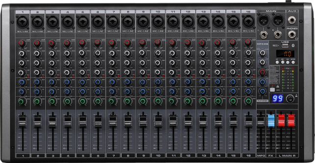 ECM 16 MIXER 16 CHANNEL MIXER
