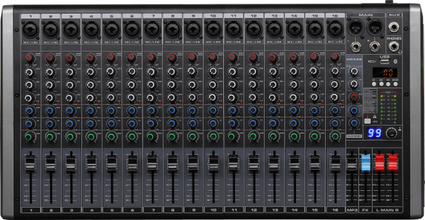 ECM 16 MIXER 16 CHANNEL MIXER