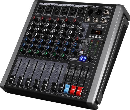 ECM 6 MIXER  6 CHANNEL MIXER
