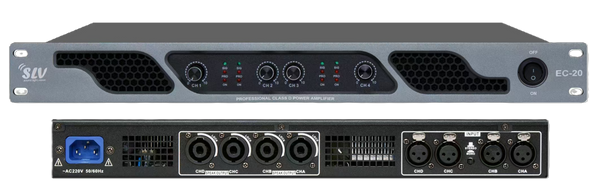 EC 20 CLASS D 4 CHANNEL AMPLIFIER