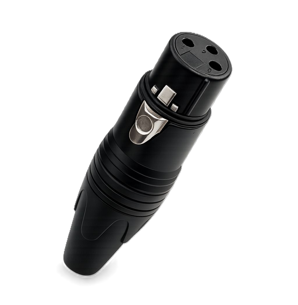 Black XLR Female  (Model M-04)