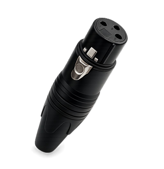 Black XLR Female  (Model M-04)