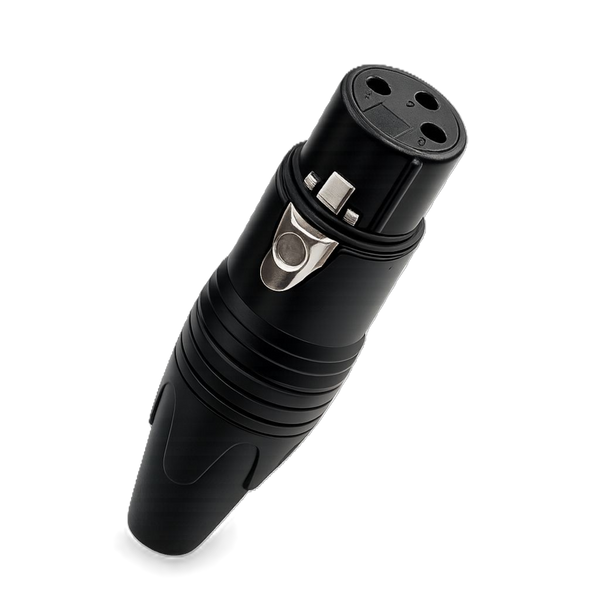 Black XLR Female  (Model M-04)
