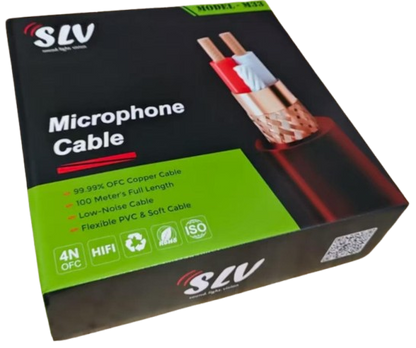 SLV M33 Microphone Wire – 100 Meter Roll (100% Full Copper)