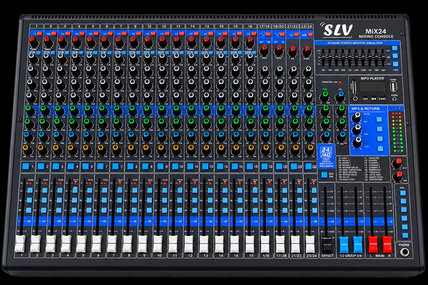 SLV MiX 24 - 24 Channel Live Sound Mixer