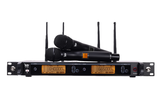 SLV S1300 Wireless Microphone ( Long Distance 250 Meter's Range )