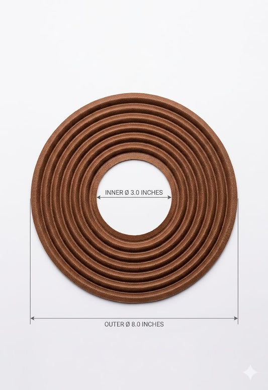 S21  8-Inch Universal Subwoofer Spider | 3.0" Inner Diameter | High-Compliance Nomex Reinforcement