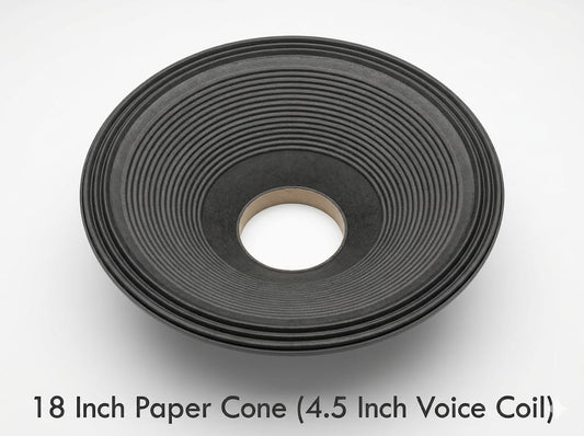 S39 18-Inch Replacement Speaker Paper Cone – 4.5-Inch Voice Coil Aperture – Premium Woofer Reconing Component