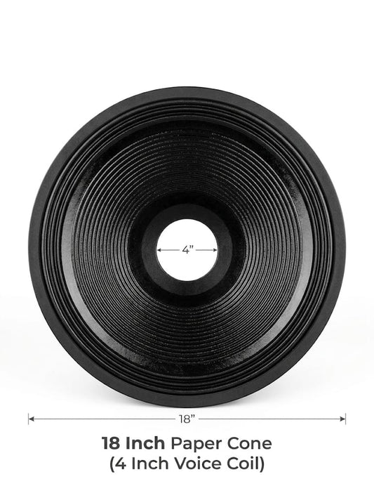 S40 18" Professional Subwoofer Replacement Cone (4" Voice Coil)