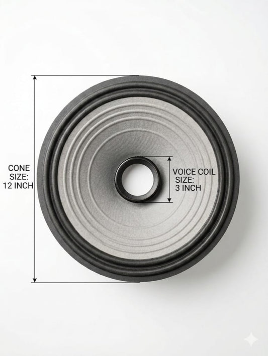 S48 12-Inch Loudspeaker Driver Assembly with 3-Inch Voice Coil