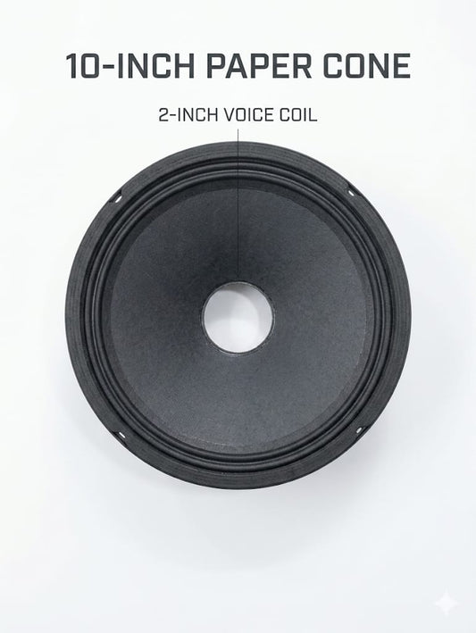 S52 10-Inch Premium Replacement Speaker Cone – 2-Inch Voice Coil Diameter