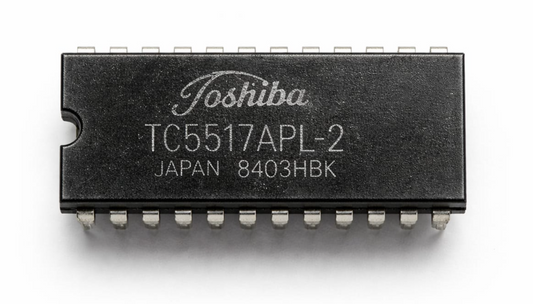 A181 Toshiba TC5517APL-2 SRAM IC | 16K x 8 Static RAM | DIP-24 Memory Chip | High-Speed CMOS RAM