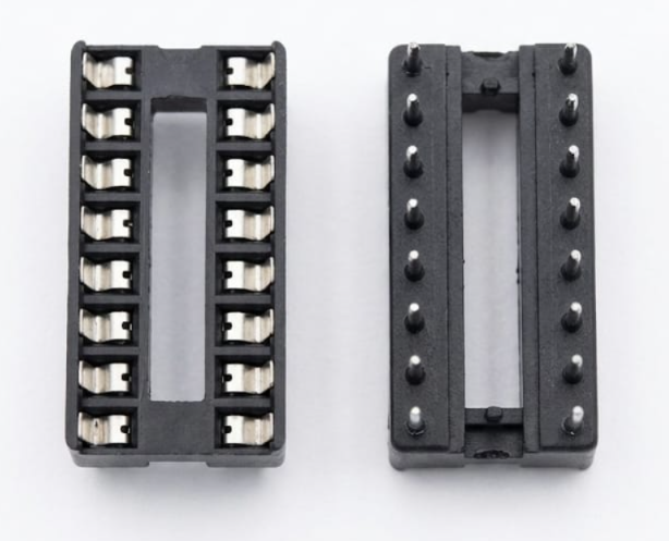 A137 DIP IC Socket 16-Pin – Through Hole Integrated Circuit Holder
