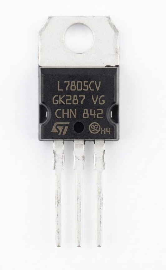 A18 L7805CV 5V Voltage Regulator IC - +5V 1.5A Positive Fixed Output - TO-220 STMicroelectronics