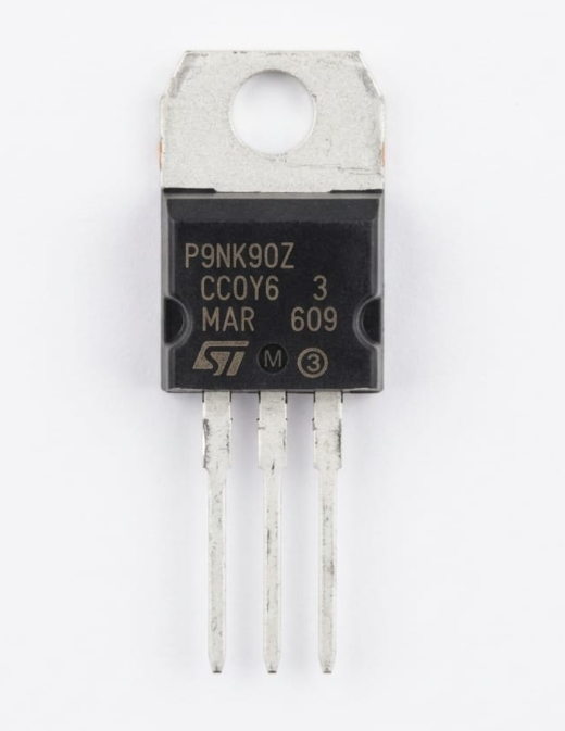 A84 STMicroelectronics P9NK90Z N-Channel Power MOSFET, 900V 8A, TO-220 Package (STP9NK90Z)