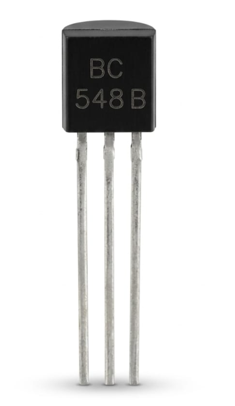 A86 BC548B NPN General Purpose Transistor, 30V 100mA, TO-92 Package, Low Noise Amplifier & Switch