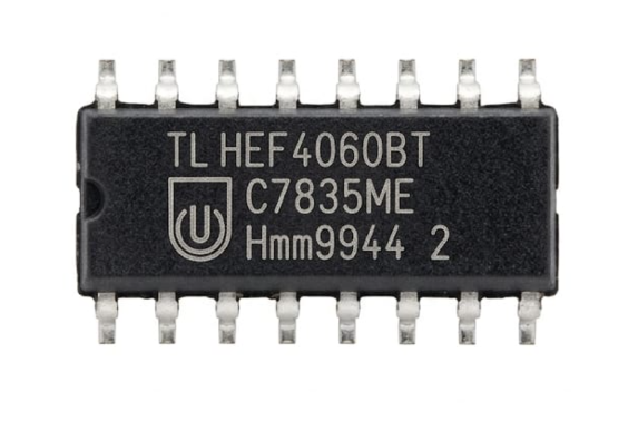 A146 HEF4060BT 14-Stage Binary Counter & Oscillator IC, CMOS Logic, 16-Pin SOIC Surface Mount
