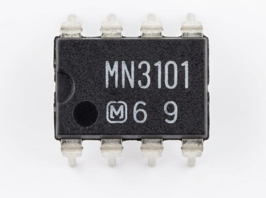 A160 Panasonic MN3101 BBD Clock Generator Driver IC, CMOS Low Voltage, 8-Pin DIP for Analog Audio Effects