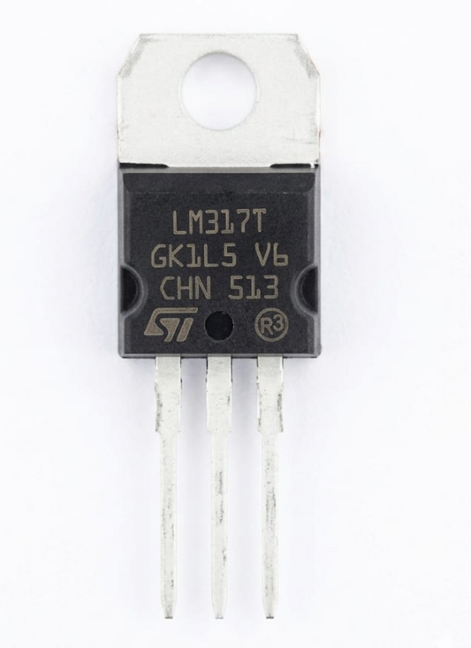 A72 STMicroelectronics LM317T Adjustable Voltage Regulator, 1.2V to 37V 1.5A, TO-220 Package