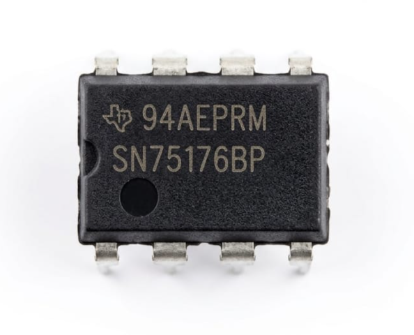 A113 Texas Instruments SN75176BP Differential Bus Transceiver IC, 8-Pin DIP, RS-422/RS-485 Communication