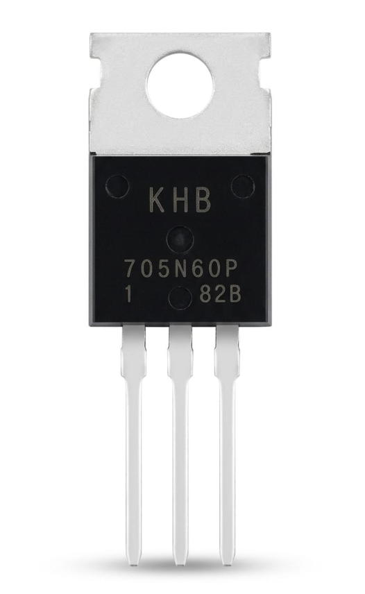A44 KHB 705N60P N-Channel Power MOSFET, 600V 7A, TO-220 Package, High-Speed Switching