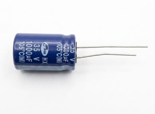A274 Gemini said Samwha 1000µF 35V Electrolytic Capacitor - HX Series 105°C High Reliability