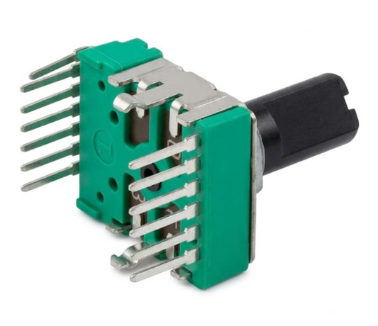A230 6-Pin Dual Gang Potentiometer - Stereo B10K / B20K / B50K with D-Shaft for Mixers