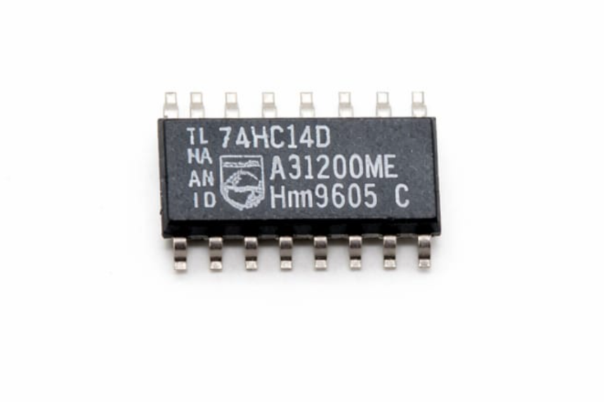 A163 74HC14D Hex Inverting Schmitt Trigger IC – SOIC-14 Surface Mount (SMD)