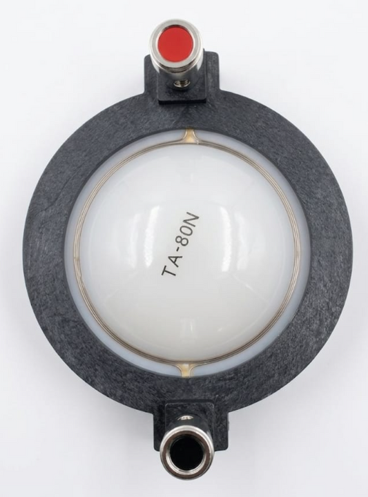 Replacement Diaphragm for Turbo Audio TA80N – 2.6-inch Copper Flat Wire Voice Coil (8 Ohms)