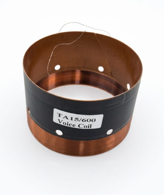 TA15/600 Replacement Voice Coil – 4-Inch Copper Coil for 15-Inch Pro Audio Speakers