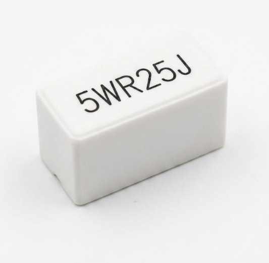H2 5W 0.25 Ohm Ceramic Cement Resistor (5WR25J) - ±5% Tolerance