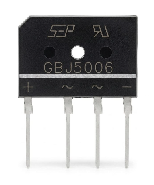 H13 GBJ5006 Bridge Rectifier 50A 600V | High Power Rectifier for Amplifiers & SMPS | SLV Compatible