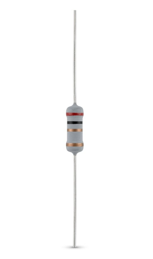 H15 2 Ohm (2Ω) Metal Oxide Film Resistor - 5% Tolerance (Flame Proof)