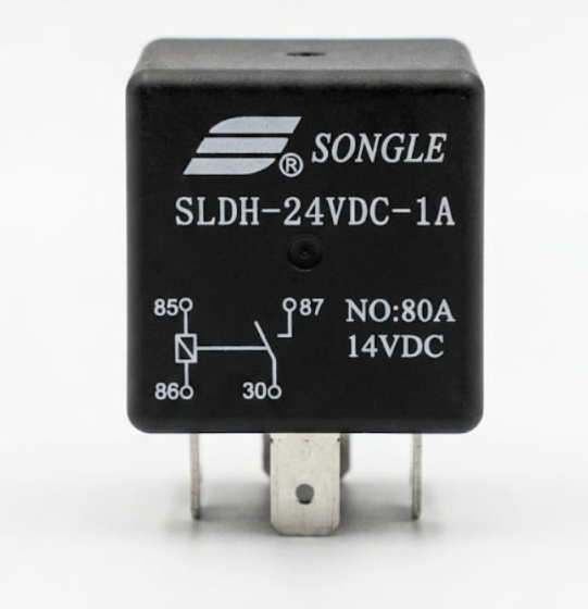 H17 Songle SLDH-24VDC-1A Automotive Relay – 80A 14VDC 4-Pin