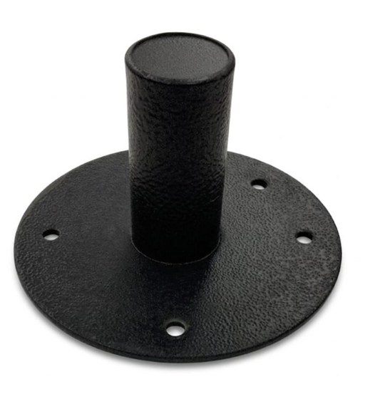 Professional Metal Speaker Pole Mount - 35mm Top Hat Socket for Stage Speaker Cabinets