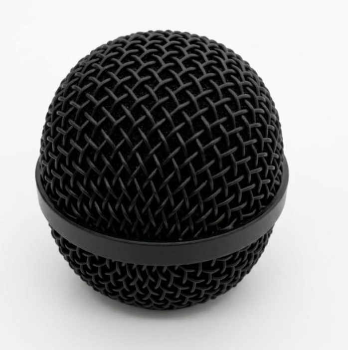 Professional Matte Black Replacement Microphone Grille – V20 Style