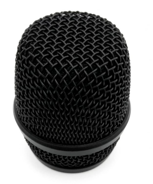 Professional Flat-Top Replacement Microphone Grille – Matte Black Series