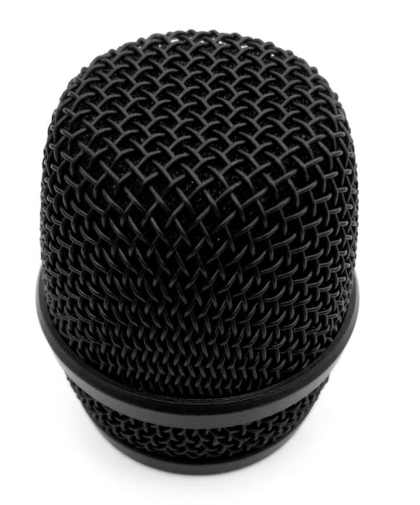 Professional Flat-Top Replacement Microphone Grille – Matte Black Series