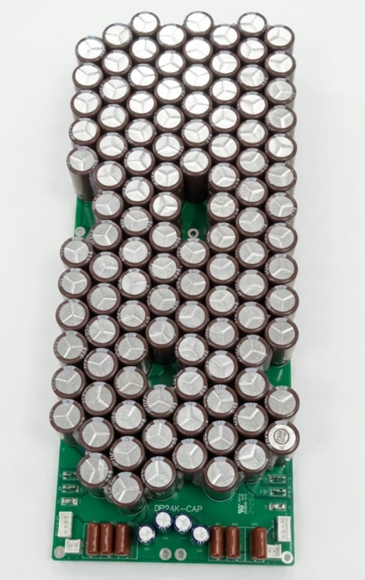 D60 Amplifier Capacitor Bank Board | High-Voltage Energy Storage Module | Professional Replacement Filter PCB for 4-Channel Class D Power Amplifiers