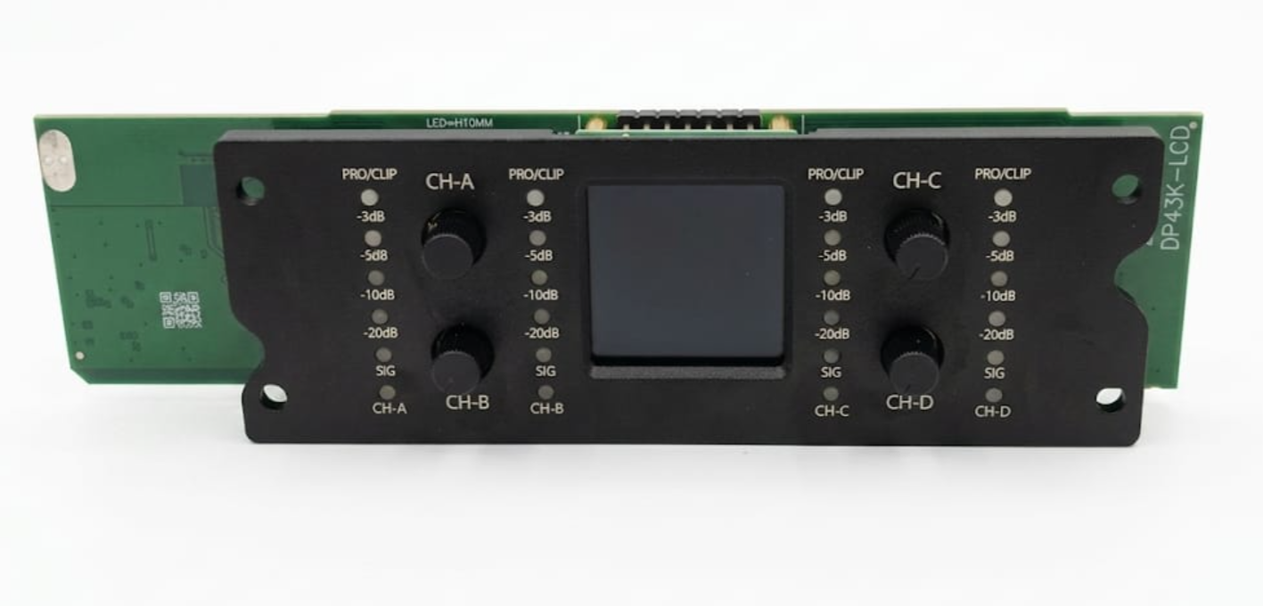 Professional 4-Channel Front Panel Display & Control Board