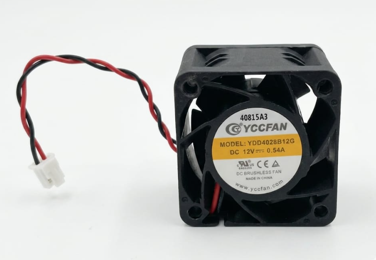 D-Series Amplifier Cooling Fan | DC 12V 0.54A Brushless Replacement Fan | High-RPM Thermal Management for D30, D40, & D60 1U Models