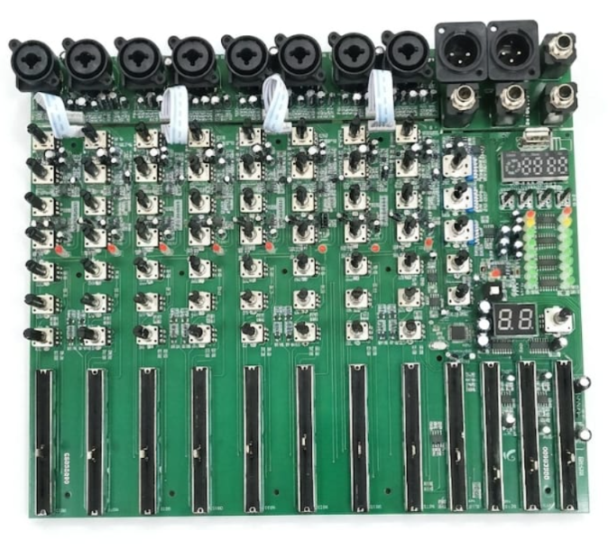 ECM-8 8-Channel Audio Mixing Console Mainboard PCB Replacement Part