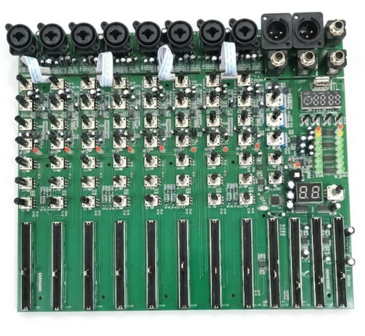 ECM-8 8-Channel Audio Mixing Console Mainboard PCB Replacement Part