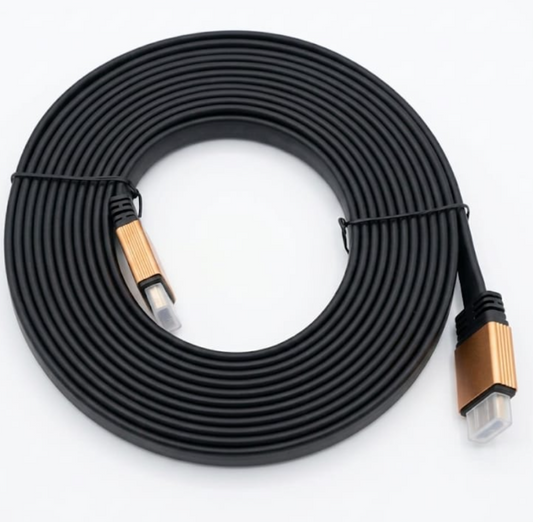 5 Meter Ultra-Thin Flat HDMI Cable | High-Speed 4K Support | Gold-Plated Connectors
